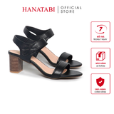 Giày Sandal Nữ Gót Cao 5cm_7cm Hanatabi Quai Ngang Hậu Xé Trước Đế TA Bigsize (35-41) Mã HNSDG5F1174