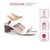 Giày Sandal Nữ Gót Cao 5cm Hanatabi Quai Ngang Hậu Xé Sau Có Khóa Đế TA Chống Trượt Bigsize (35-41) Mã HNSDG5F1177