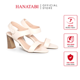 Giày Sandal Nữ Gót Cao 7cm Hanatabi Quai Ngang Hậu Xé Sau Đế TA Chống Trượt Bigsize (35-41) Mã HNSDG7F1180