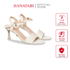 Giày Sandal Nữ Cao Gót Nhọn Mika 7cm Hanatabi Quai 2 Xêp Hậu C Đế TA Bigsize (35-41) Mã HNSDG57F1029
