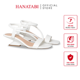 Giày Sandal Nữ Đế Xuồng Siêu Nhẹ 5cm Hanatabi Quai Ngang Hậu Thun Bigisze (35-41) Mã HNSDG5F1265