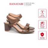 Giày Sandal Nữ Gót Cao 5cm Hanatabi Quai Ngang Hậu Xé Trước Có Khóa Đế TA Chống Trượt Bigsize (35-41) Mã HNSDG5F1176