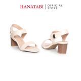 Giày Sandal Nữ Gót Cao 5cm Hanatabi Quai Ngang Hậu Xé Sau Có Khóa Đế TA Chống Trượt Bigsize (35-41) Mã HNSDG5F1177