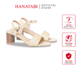 Giày Sandal Nữ Cao Gót 5cm_7cm Hanatabi Quai 1 Xếp Mũi Vuông HậuC Đế TA Bigsize (35-41) Mã HNSDG5F896
