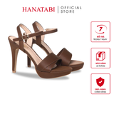 Giày Sandal Nữ Cao Gót 11cm Hanatabi Quai Bảng 1 Xếp Hậu C Đế TA Bigsize (34-41) Mã HNSDG11F933