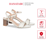 Giày Sandal Nữ Cao Gót 5cm_7cm Hanatabi Quai Ngang Hậu C Đế TA Cao Cấp Bigsize (35-41) Mã HNSDG5F878