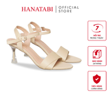 Giày Sandal Nữ Cao Gót Nhọn Mika 7cm Hanatabi Quai 2 Xêp Hậu C Đế TA Bigsize (35-41) Mã HNSDG57F1029