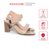 Giày Sandal Nữ Gót Cao 7cm Hanatabi Quai Ngang Hậu Xé Trước Có Khóa Đế TA Chống Trượt Bigsize (35-41) Mã HNSDG7F1179