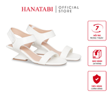 Giày Sandal Nữ Đế Xuồng Siêu Nhẹ 5cm Hanatabi Quai Ngang Hậu Xé Sau Bigsize (35-41) Mã HNSDG5F1196