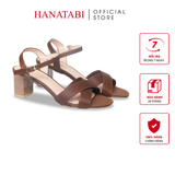Giày Sandal Nữ Cao Gót 5cm_7cm Hanatabi Quai Chéo Mũi Vuông Hậu C Đế TA Bigsize(35-41) Mã HNSDG5F902