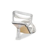 Giày Sandal Nữ Cao Gót 7cm Hanatabi Quai Chéo Đính Đá Hậu Thun Bigsize (35-41) Mã HNSDT7F1243