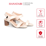 Giày Sandal Nữ Gót Cao 5cm Hanatabi Quai Ngang Hậu Xé Sau Có Khóa Đế TA Chống Trượt Bigsize (35-41) Mã HNSDG5F1177