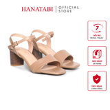Giày Sandal Nữ Cao Gót 5cm_ 7cm Hanatabi Quai 2 Xếp Mũi Vuông Hậu C Đế TA Bigsize (35-41) Mã HNSDG7F1075