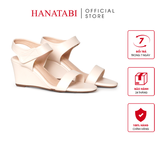 Giày Sandal Nữ Đế Xuồng TA Chống Trơn Cao 7cm Hanatabi Quai Ngang Hậu Xé Trước (35-39)Mã HNSDX7F1245