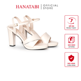 Giày Sandal Nữ Cao Gót 10cm Hanatabi Quai Ngang Hậu C Đế TA Cao Cấp Bigsize (35-39) Mã HNSDG10F1246