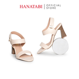 Giày Sandal Nữ Gót Cao 7cm Hanatabi Quai Ngang Hậu Xé Sau Có Khóa Đế TA Chống Trượt Bigsize (35-41) Mã HNSDG7F1178