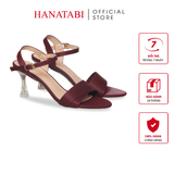 Giày Sandal Nữ Cao Gót Nhọn Mika 7cm Hanatabi Quai 2 Xêp Hậu C Đế TA Bigsize (35-41) Mã HNSDG57F1029