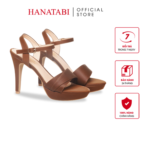 Giày Sandal Nữ Cao Gót 11cm Hanatabi Quai Bảng 2 Xếp Hậu C Đế TA Bigsize (34-41) Mã HNSDG11F935