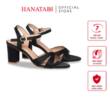 Giày Sandal Nữ Cao Gót 3cm_5cm_7cm Hanatabi Quai Chéo Hậu C Đế TA Bigsize (35-41) Mã HNSDG7F1010