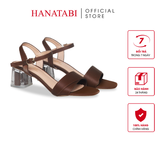 Giày Sandal Nữ Cao Gót Mika 5cm_7cm Hanatabi Quai 1 Xếp Mũi Vuông Đế TA Bigsize (35-41) Mã HNSDG885