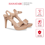Giày Sandal Nữ Cao Gót 11cm Hanatabi Quai Bảng Ngang 2 Xếp HậuC Đế TA Bigsize (34-41) Mã HNSDG11F871