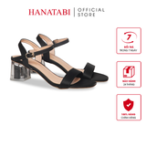 Giày Sandal Nữ Cao Gót Mika 5cm_7cm Hanatabi Quai Ngang Mũi Vuông Đế TA Bigsize (35-41) Mã HNSDG887