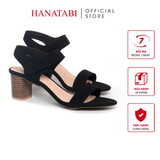 Giày Sandal Nữ Gót Cao 5cm_7cm Hanatabi Quai Ngang Hậu Xé Trước Đế TA Bigsize (35-41) Mã HNSDG5F1174