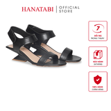 Giày Sandal Nữ Đế Xuồng Siêu Nhẹ 5cm Hanatabi Quai Ngang Hậu Xé Sau Bigsize (35-41) Mã HNSDG5F1196