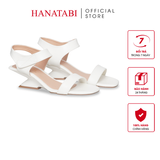 Giày Sandal Nữ Đế Xuồng Siêu Nhẹ 5cm Hanatabi Quai Ngang Hậu Xé Trước Bigsize (35-41) Mã HNSDG5F1197