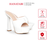 Dép Nữ Cao Gót 13cm Hanatabi Quai Bảng Đế TA Cao Cấp Chống Trơn TRượt Bigsize (34-41) Mã HNDE13F1207