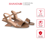 Giày Sandal Nữ Đế Xuồng Cao 5cm Hanatabi Quai Ngang 1 Xếp Hậu C Bigisze (35-41) Mã HNSDG5F1263