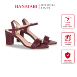 Giày Sandal Nữ Gót Cao 3cm_5cm_7cm Hanatabi Quai Ngang Hậu C Đế TA Bigsize (35-41) Mã HNSDG7F1179