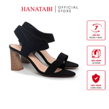 Giày Sandal Nữ Gót Cao 7cm Hanatabi Quai Ngang Hậu Xé Sau Đế TA Chống Trượt Bigsize (35-41) Mã HNSDG7F1180
