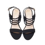 Giày Sandal Nữ Cao Gót 5cm Hanatabi Quai Ngang Hậu Khóa Sau Đế TA Bigsize (35-41) Mã HNSDG5F1234
