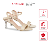Giày Sandal Nữ Cao Gót Nhọn Mika 7cm Hanatabi Quai Ngang Hậu C Đế TA Bigsize (35-41) Mã HNSDG57F1237