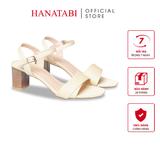 Giày Sandal Nữ Cao Gót 5cm_7cm Hanatabi Quai 2 Xếp Mũi Vuông HậuC Đế TA Bigsize(35-41) Mã HNSDG5F898