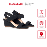 Giày Sandal Nữ Đế Xuồng TA Cao 7cm Hanatabi Quai Ngang Hậu Xé Sau Có Khóa (35-39) Mã HNSDX7F1251