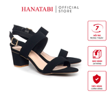 Giày Sandal Nữ Cao Gót 5cm_7cm Hanatabi Quai Ngang Hậu Khóa Sau Đế TA Chống Trơn Trượt Bigsize (35-41) Mã HNSDG7F1203