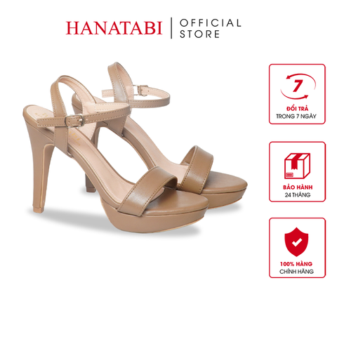 Giày Sandal Nữ Cao Gót 11cm Hanatabi Quai Bảng Ngang Hậu C Đế TA Bigsize (34-41) Mã HNSDG11F891