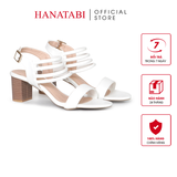 Giày Sandal Nữ Cao Gót 5cm_7cm Hanatabi Quai Ngang Hậu Khóa Sau Đế TA Bigsize (35-41) Mã HNSDG5F1235