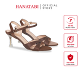 Giày Sandal Nữ Cao Gót Nhọn Mika 7cm Hanatabi Quai Chéo Hậu C Đế TA Bigsize (35-41) Mã HNSDG57F1236