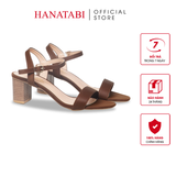 Giày Sandal Nữ Cao Gót 5cm_7cm Hanatabi Quai Ngang Mũi Vuông HậuC Đế TA Bigsize(35-41) Mã HNSDG5F897