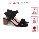 Giày Sandal Nữ Gót Cao 5cm Hanatabi Quai Ngang Hậu Xé Trước Có Khóa Đế TA Chống Trượt Bigsize (35-41) Mã HNSDG5F1176