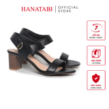 Giày Sandal Nữ Gót Cao 5cm Hanatabi Quai Ngang Hậu Xé Sau Có Khóa Đế TA Chống Trượt Bigsize (35-41) Mã HNSDG5F1177