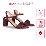 Giày Sandal Nữ Cao Gót 3cm_5cm_7cm Hanatabi Quai 2 Xếp Hậu C Đế TA Bigsize (35-41) Mã HNSDG57F1180