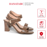 Giày Sandal Nữ Gót Cao 7cm Hanatabi Quai Ngang Hậu Xé Trước Có Khóa Đế TA Chống Trượt Bigsize (35-41) Mã HNSDG7F1179