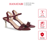Giày Sandal Nữ Cao Gót Nhọn Mika 7cm Hanatabi Quai Ngang Hậu C Đế TA Bigsize (35-41) Mã HNSDG57F1237