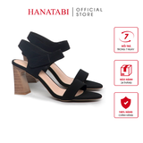 Giày Sandal Nữ Gót Cao 7cm Hanatabi Quai Ngang Hậu Xé Trước Đế TA Chống Trượt Bigsize (35-41) Mã HNSDG7F1181