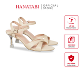 Giày Sandal Nữ Cao Gót Nhọn Mika 7cm Hanatabi Quai Chéo Hậu C Đế TA Bigsize (35-41) Mã HNSDG57F1236