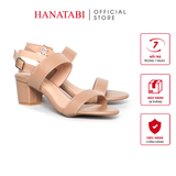Giày Sandal Nữ Cao Gót 5cm_7cm Hanatabi Quai Ngang Hậu Khóa Sau Đế TA Chống Trơn Trượt Bigsize (35-41) Mã HNSDG7F1203